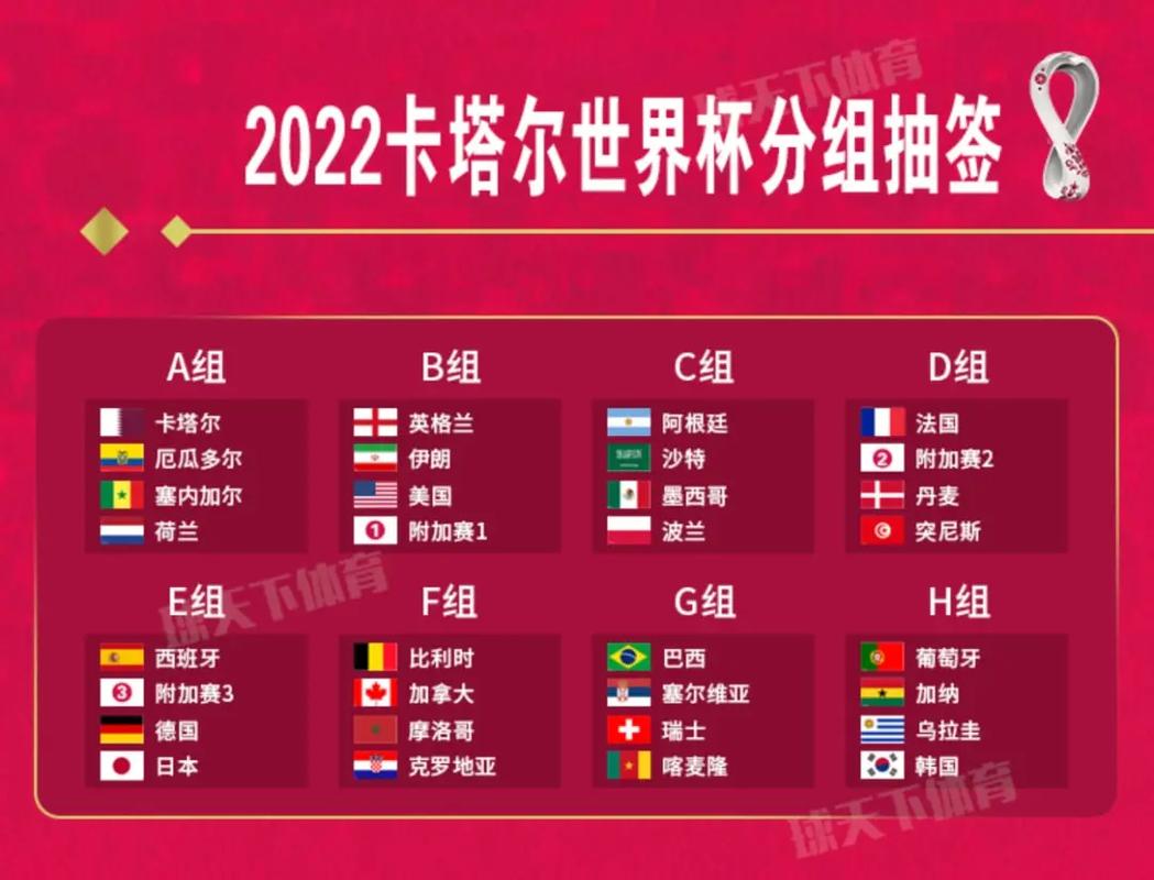 世界杯今日赛程表2022